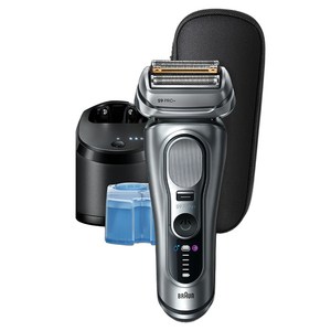 BRAUN 시리즈 9 PRO+ 울트라 씬 전기면도기, 9667cc, 실버