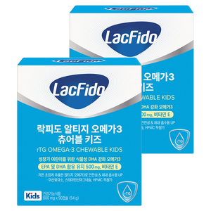 락피도 알티지 오메가3 츄어블 키즈, 90정, 2개