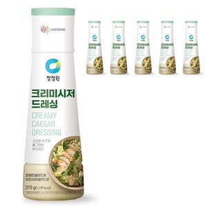 청정원 크리미시저 드레싱, 315g, 6개