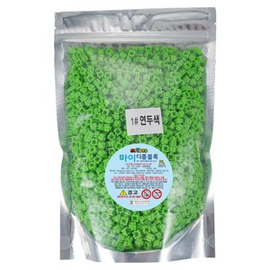 마이토이즈 마이 디폼블록 500g 리필팩, 연두색, 1개