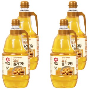 백설 요리 올리고당, 2.45kg, 4개