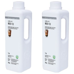 프룻스타 흑당시럽, 1kg, 2개