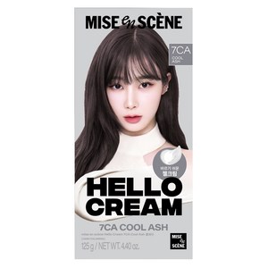 미쟝센 헬로 염색 크림, 쿨애쉬, 1개