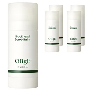 OBge 블랙헤드 스틱 스크럽 밤, 20g, 5개, 1개입