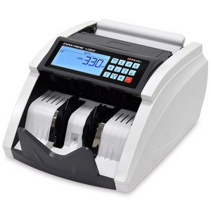 현대오피스페이퍼프랜드 LCD디스플레이 위폐감별 지폐계수기, NEW V-330UV, 1개
