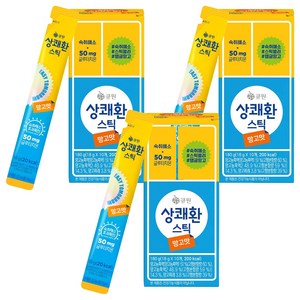 큐원 상쾌환 스틱 망고맛, 180g, 3개