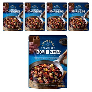 차오차이 130 직화 간짜장, 180g, 5개