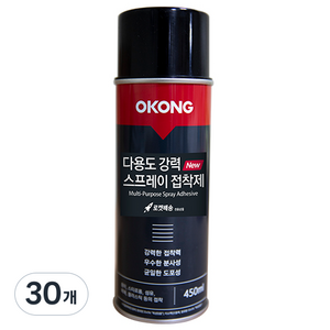 오공 다용도 강력 스프레이 접착제, 30개