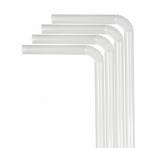 보니팩 자바라 투명 빨대 7 x 210 mm, 500개입, 2개