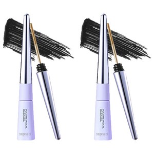 네오젠더마로지 볼륨 메탈 마스카라 블랙 4ml, 01 블랙, 2개