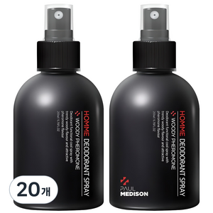 폴메디슨 옴므 데오드란트 스프레이 우디 페로몬향, 200ml, 20개