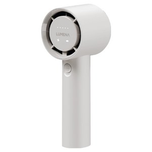 루메나 무선 휴대용 프리미엄 선풍기, FAN PRO JET, 크림 화이트