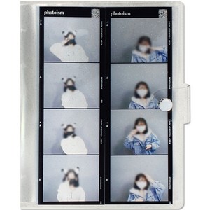 리코즈 네컷 사진 콜렉트북, 클리어화이트, 20매