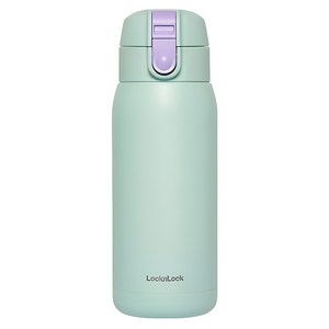 락앤락 스쿨핏 코튼캔디 원터치 텀블러, 민트, 370ml, 1개