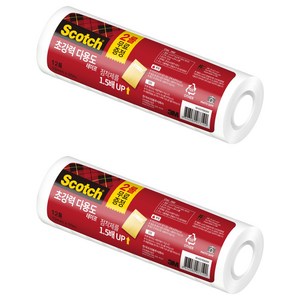 쓰리엠 스카치 초강력 다용도 테이프 리필 12mm x 20m 12롤, 2개, 투명