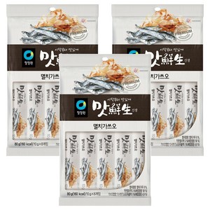 맛선생 멸치가쓰오 스틱, 80g, 3개