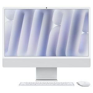 Apple 아이맥 24 M4칩, 실버, M4 10코어, 10코어 GPU, 16GB, 256GB, 스탠다드 글래스