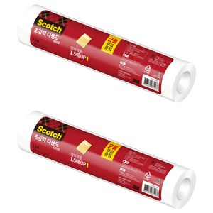쓰리엠 스카치 초강력 다용도 테이프 리필 18mm x 20m 12롤, 투명, 2개