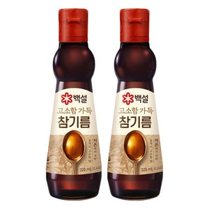 백설 진한참기름, 320ml, 2개