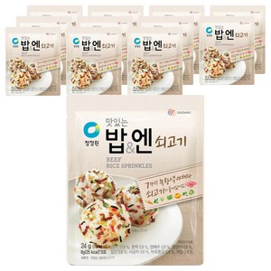 청정원 맛있는 밥 엔 쇠고기, 24g, 12개