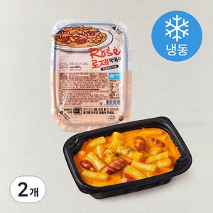 서울마님 즉석 로제떡볶이 (밀떡) (냉동), 280g, 2개