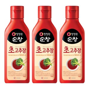 청정원순창 초고추장, 500g, 3개
