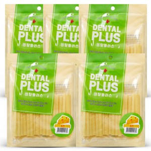 덴탈플러스 강아지 덴탈껌, 치즈, 100g, 5개