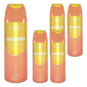 아리스 데오 바디 스프레이 페시네이트, 5개, 200ml