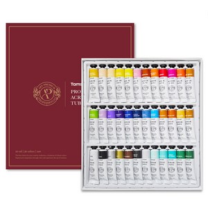 탐사 전문가용 아크릴 물감 튜브, 20ml, 36색