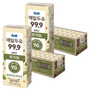 매일두유 99.9 플레인, 190ml, 48개
