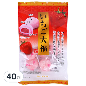 쿠보타 딸기 찹쌀떡, 113g, 40개