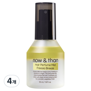 나우앤댄 헤어 퍼퓸 미스트 프리지아 브리즈, 4개, 55ml