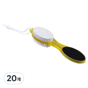 스테디얼 뒷꿈치 갈라짐 케어 3IN1 발 관리 도구엘로우, 20개, 56g