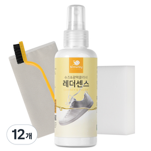 슬로웨이 레더센스 슈즈클리너, 12개, 150ml