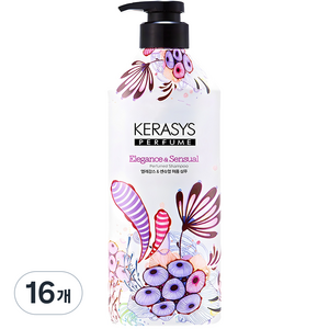 케라시스 퍼퓸 샴푸 엘레강스 앤 센슈얼, 980ml, 16개