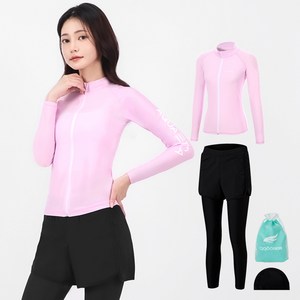 아쿠아티카 여성용 래쉬가드 AQAWJP23003 + 워터레깅스 AQAWL 세트