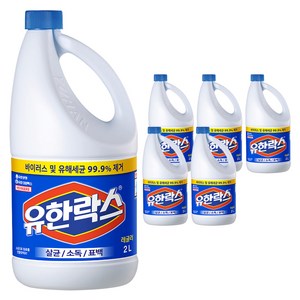 유한락스 레귤러, 2L, 6개