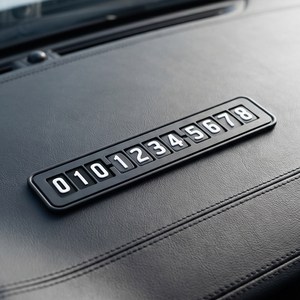 시크릿 논슬립 주차알림판, 블랙, 2개