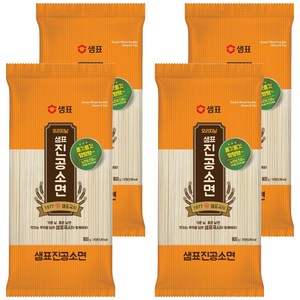 샘표 진공소면, 900g, 4개