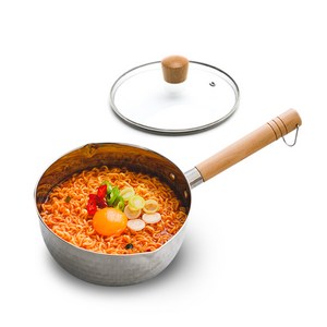 시샘 인덕션 라면 계량냄비, 18cm, 실버, 1개