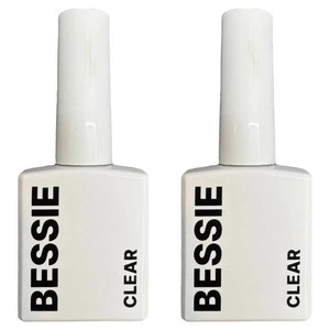 BESSIE 논와이프 클리어젤, 11ml, 2개