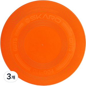 스카로 플라잉디스크 거츠 원반 FDGC-110, 오렌지, 3개