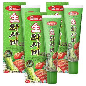 움트리 생와사비, 43g, 3개