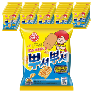 오뚜기 뿌셔뿌셔 바베큐맛, 90g, 30개