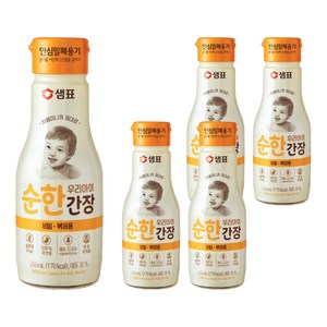 샘표 우리 아이 순한 간장 비빔 볶음용, 5개, 200ml