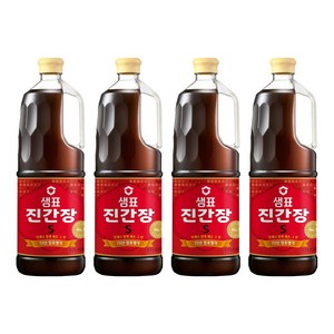 샘표 진간장 S, 1.7L, 4개