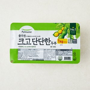 풀무원 크고 단단한 두부, 1kg, 1개