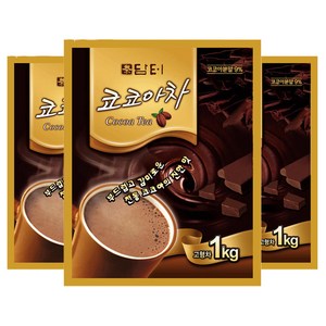 담터 코코아차 분말, 1kg, 1개입, 3개