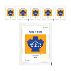 미원 맛소금, 500g, 6개