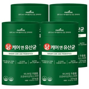 메디트리 당케어 앤 유산균, 120g, 4개